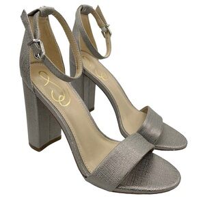 Sam Edelman ankle strap open toe block heel sandals women Size 5.5M